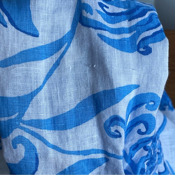 Lilly Pulitzer Riverlyn Pieced Print Tunic Top Glisten in the Sun Size S - Picture 12 of 16